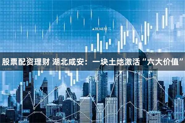 股票配资理财 湖北咸安：一块土地激活“六大价值”